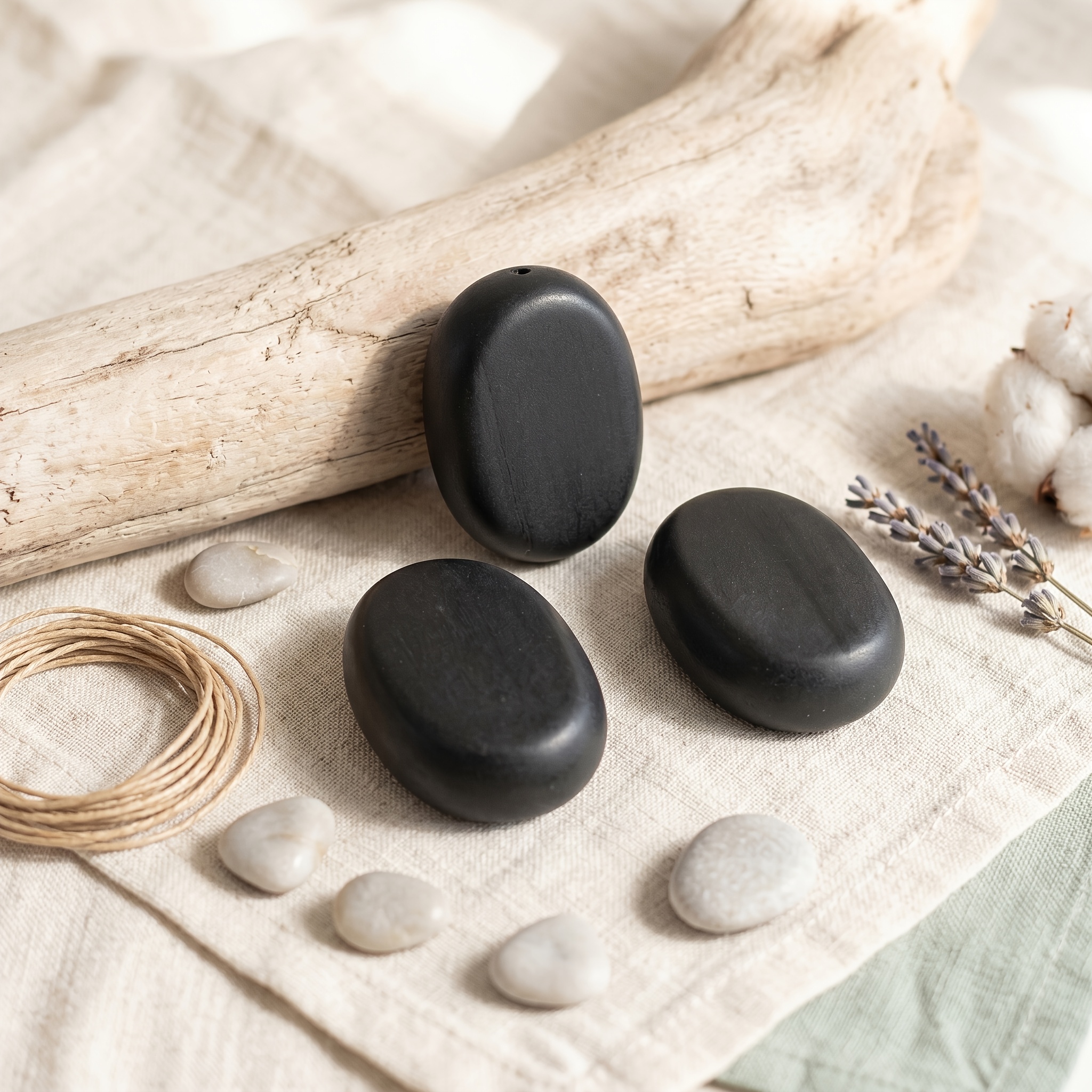 Dark Brown and Black Wooden Pendants for DIY Crafting